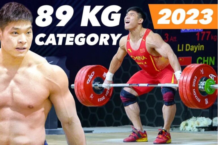 The battle at the Men’s 89 kg weight category at the WWC 2023 in Riyadh