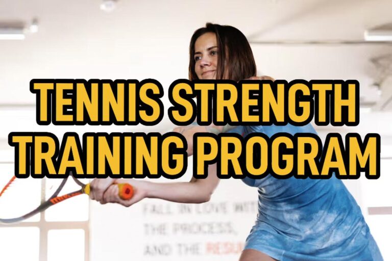 Strength Training for Tennis Players (Detailed Program)