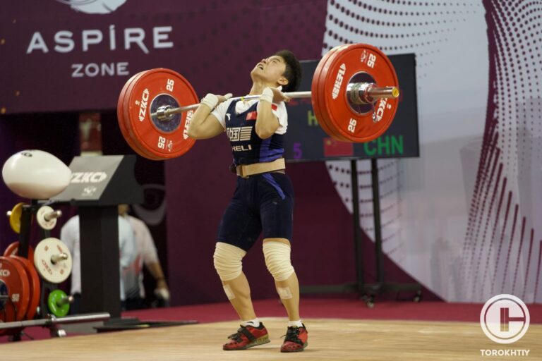 Hou Zhihui Won Bronze at the IWF Grand Prix in Doha, Qatar