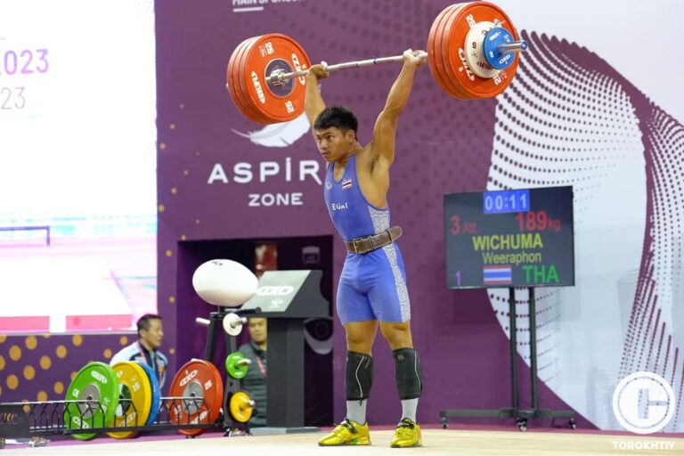 Weeraphon Wichuma Takes gold in Clean and Jerk and Secures Podium Finish at the IWF Grand Prix II at Qatar