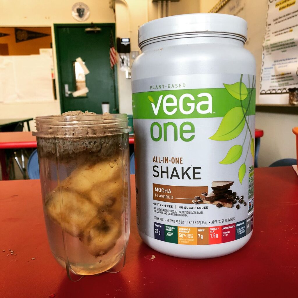 vega all-in-one shake instagram