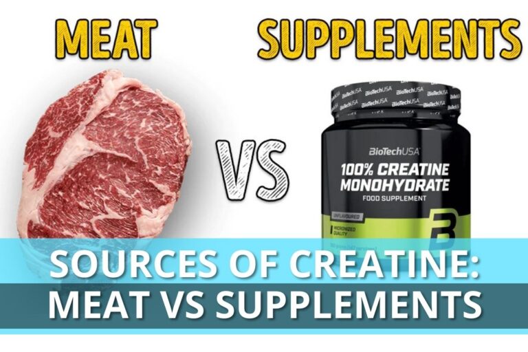 Sources of Creatine: Meat vs Supplements?