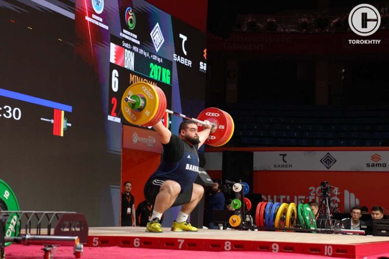 Gor Minasyan won Silver in the 109 kg+ Men’s Event at the 2024 IWF Asian Championships
